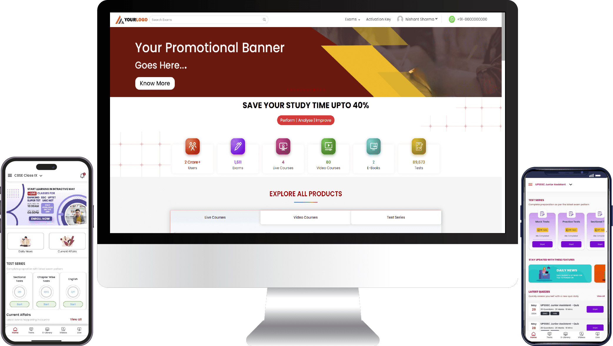 M.M Coaching Center single feature